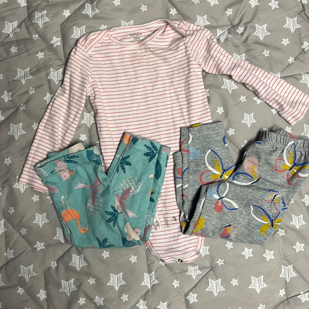 🌸EUC!🌸 3 Piece set- Carter’s 24 Months